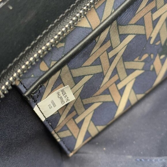 🆕 TORY BURCH 🧿 NWOT Small Basketweave Tote Bag, Cotton Canvas & Leather - AUTH - Picture 13 of 16